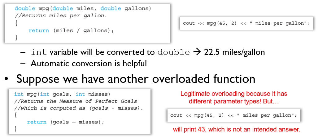 [C++] Chap 04 - Parameters and Overloading